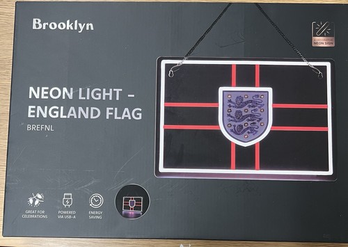 Neon lights england football - england,