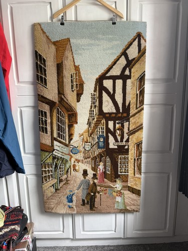 Vintage wall hanging picture - vintage,