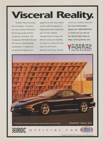 1997 pontiac iroc firebird - iroc,