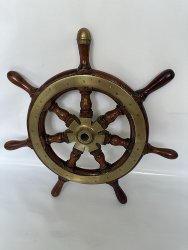 Antique wooden brass - antique, ships