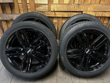 Wheels VW 8JX18H2 ET40 AT808 LK112B6 Black Rims. With Tyres 245/45 R18 100V