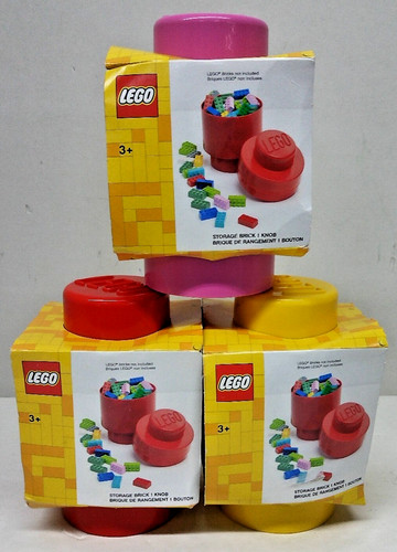 Lego storage brick round - storage, 1