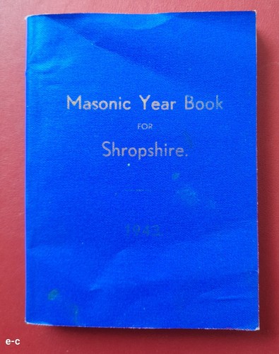 Masonic year book - masonic,