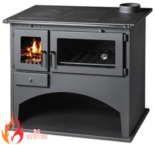 Modern Cooker EEK A wood burning Multifuel stove with water boiler Viki B