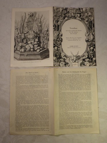 Old brochure for vintage - brochure,
