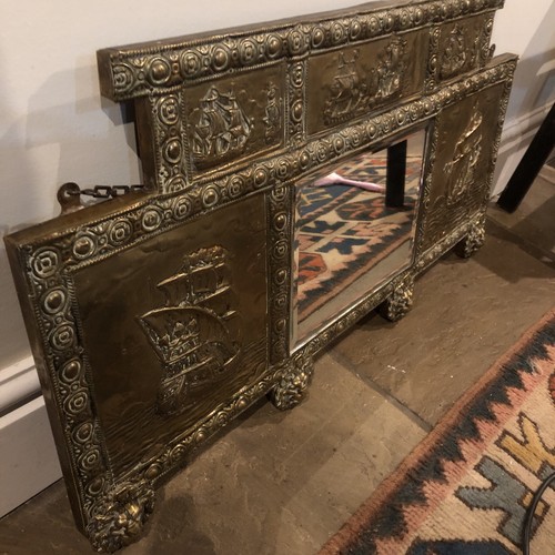 Antique brass nautical hall - antique,