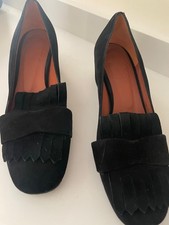 Penelope Chilvers Black Suede Shoes UK Size 5 EU 38