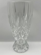 Cristal D'Arques Lead Crystal Glass Flower Vase Large Solid Heavy 3.4kg 30cm