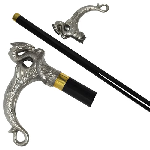 Dragon style walking cane - dragon,