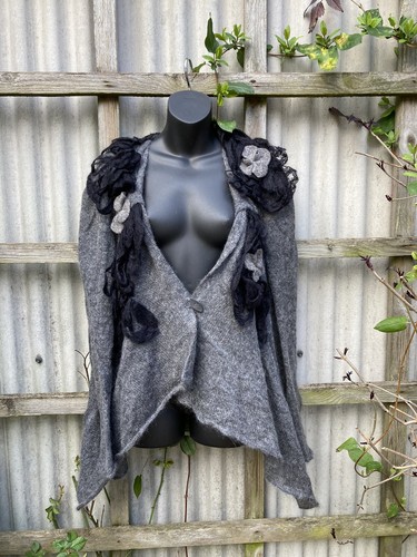 Ladies cardigan asymmetrical - cardigan,