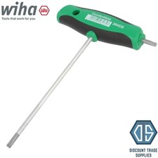 Wiha L-key T-handle ComfortGrip TORX side drive matt chrome-plated T25 26175