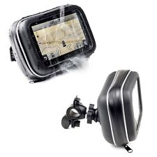 Motorcycle Handlebar Mount & Waterproof Case For Garmin Zumo 660 LM 350 LM GPS