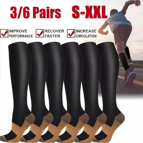 6pairs compression socks - 6pairs,