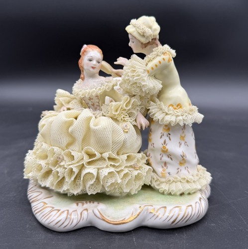 Vintage irish dresden lace - dresden,