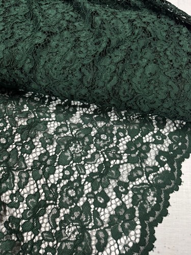 Meter dark green guipure - meter,