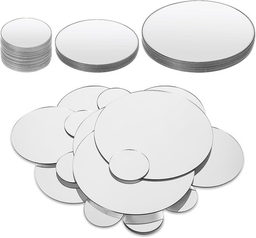 Pcs round mirror sheets - 40,