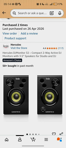 Hercules monitor 32 - hercules, dj