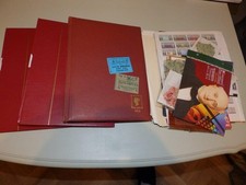 (8822) GB COLLECTION MAINLY MNH & USED IN 3 STOCK ALBUMS, PAGES etc