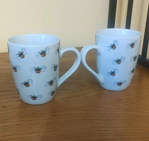 Tesco home bee print porcelain - home,
