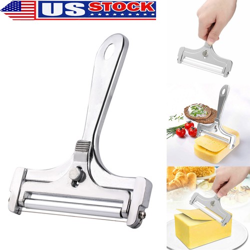 Stainless steel cheese slicer - steel,