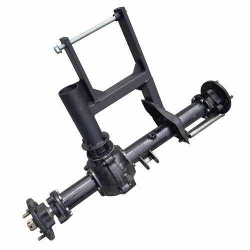 Rear axle with differential - axle,
