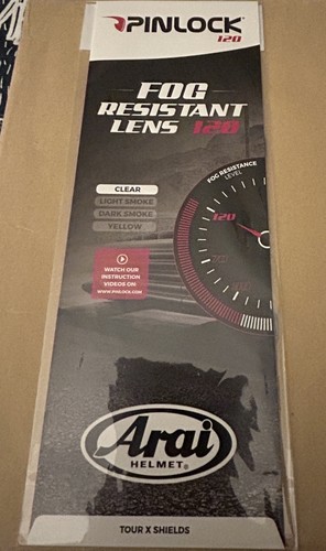 Pinlock 120 arai tour - pinlock, x3