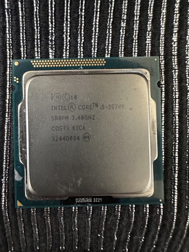 Intel 3570k ghz - 3.40, quad