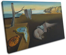 Dali Persistence of Memory Vintage SINGLE CANVAS WALL ART Picture Print