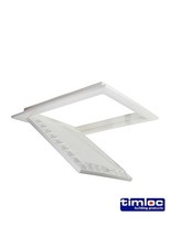 Timloc 1169 Insulated Plastic White Hinged Loft Access Door / Hatch Made in UK