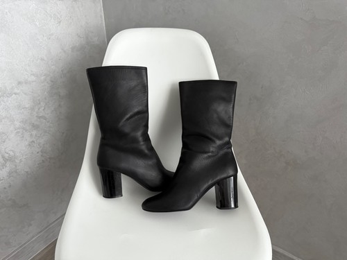 Chanel leather boots womans - boots,