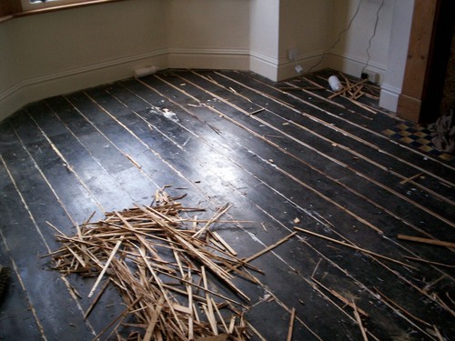 Reclaimed pine slivers - slivers, gap