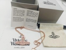 Vivienne Westwood pink Bas Relief Necklace N1457