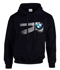 BMW Auto Logo Car Hoodie Hooded Sweatshirt Black -3602