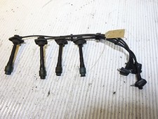 TOYOTA STARLET GLANZA V TURBO HT SPARK PLUGS LEADS X 4 EP91  4EFTE 