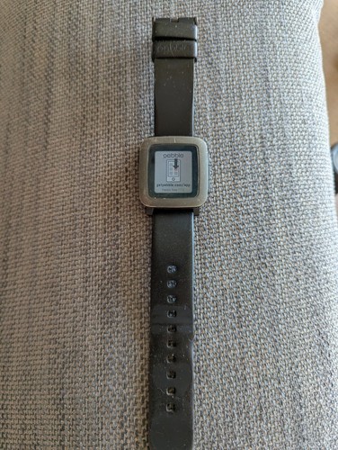 Pebble time smartwatch black - time,