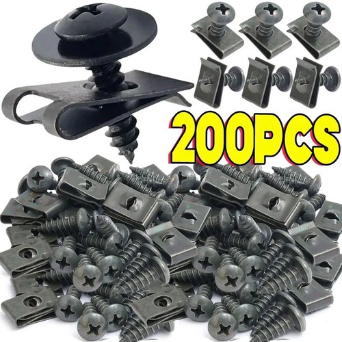 Car metal screw clips - car, u