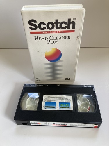 Scotch head cleaner for vhs - cleaner,