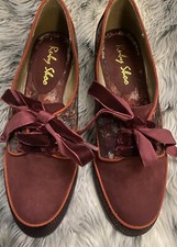 Ruby Shoo Micah Burgundy, Lace