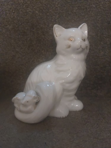 Vintage large white porcelain - large,
