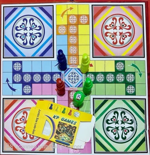 Large ludo lasani board - ludo,