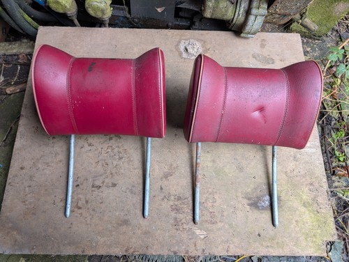 Opel commodore head rest red - opel,