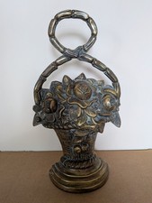 Antique Door Stop/Porter Brass