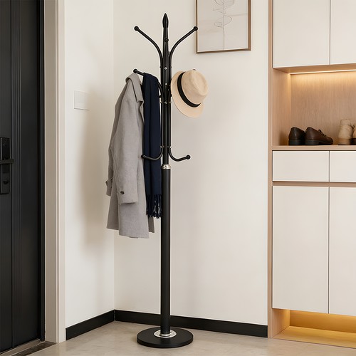 Metal hat coat stand - metal, umbrella