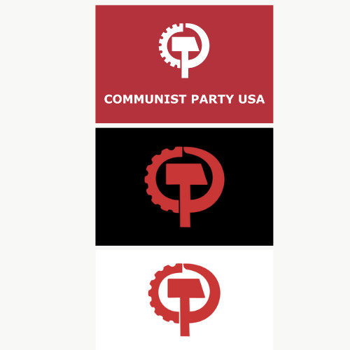 Communist party usa flag - communist,
