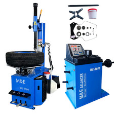 2.0 HP Tire Changer Machine 24 Inch and Wheel Balancer Garage Equipment