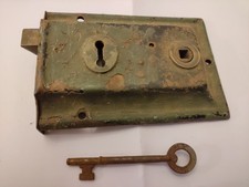 Antique Vintage Rim Door Lock