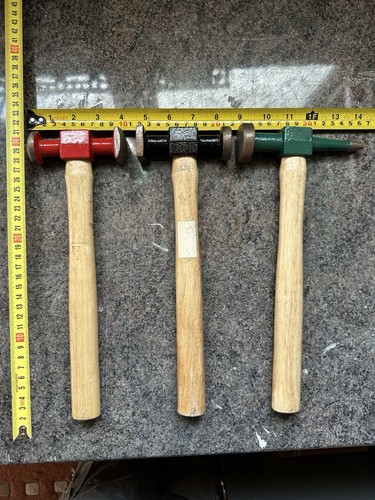 Set planishing hammer for - hammer,