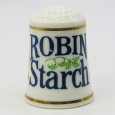 FRANKLIN PORCELAIN THIMBLE 'ROBIN STARCH'