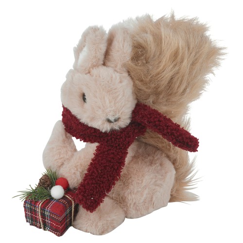 Christmas plush squirrel - plush,