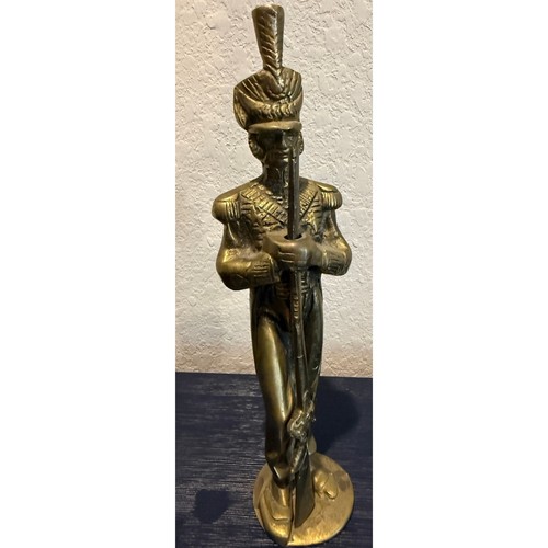 Vintage solid brass hussar - solid,